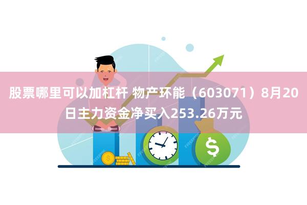 股票哪里可以加杠杆 物产环能（603071）8月20日主力资