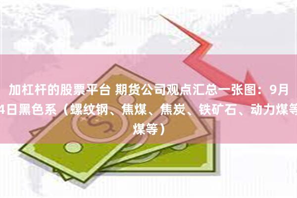 加杠杆的股票平台 期货公司观点汇总一张图：9月24日黑色系（