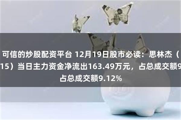 可信的炒股配资平台 12月19日股市必读：思林杰（68811