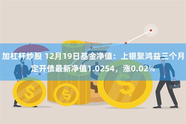 加杠杆炒股 12月19日基金净值：上银聚鸿益三个月定开债最新