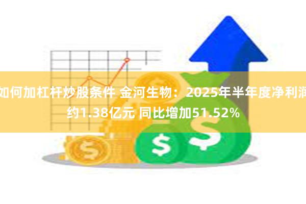 如何加杠杆炒股条件 金河生物：2025年半年度净利润约1.38亿元 同比增加51.52%