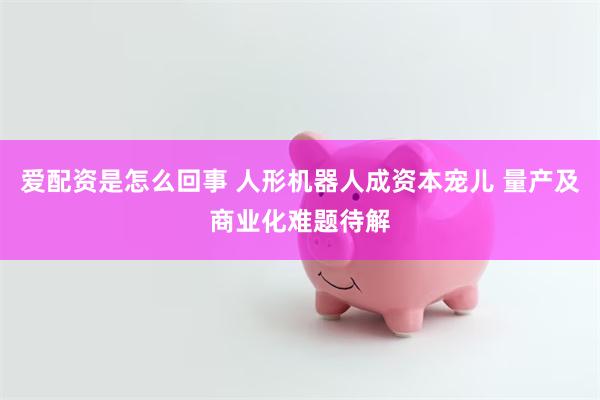爱配资是怎么回事 人形机器人成资本宠儿 量产及商业化难题待解